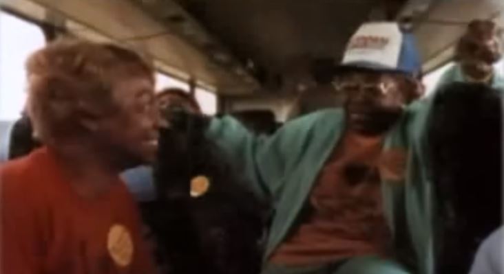 Black movies: Scene from "Goin' to Chicago"